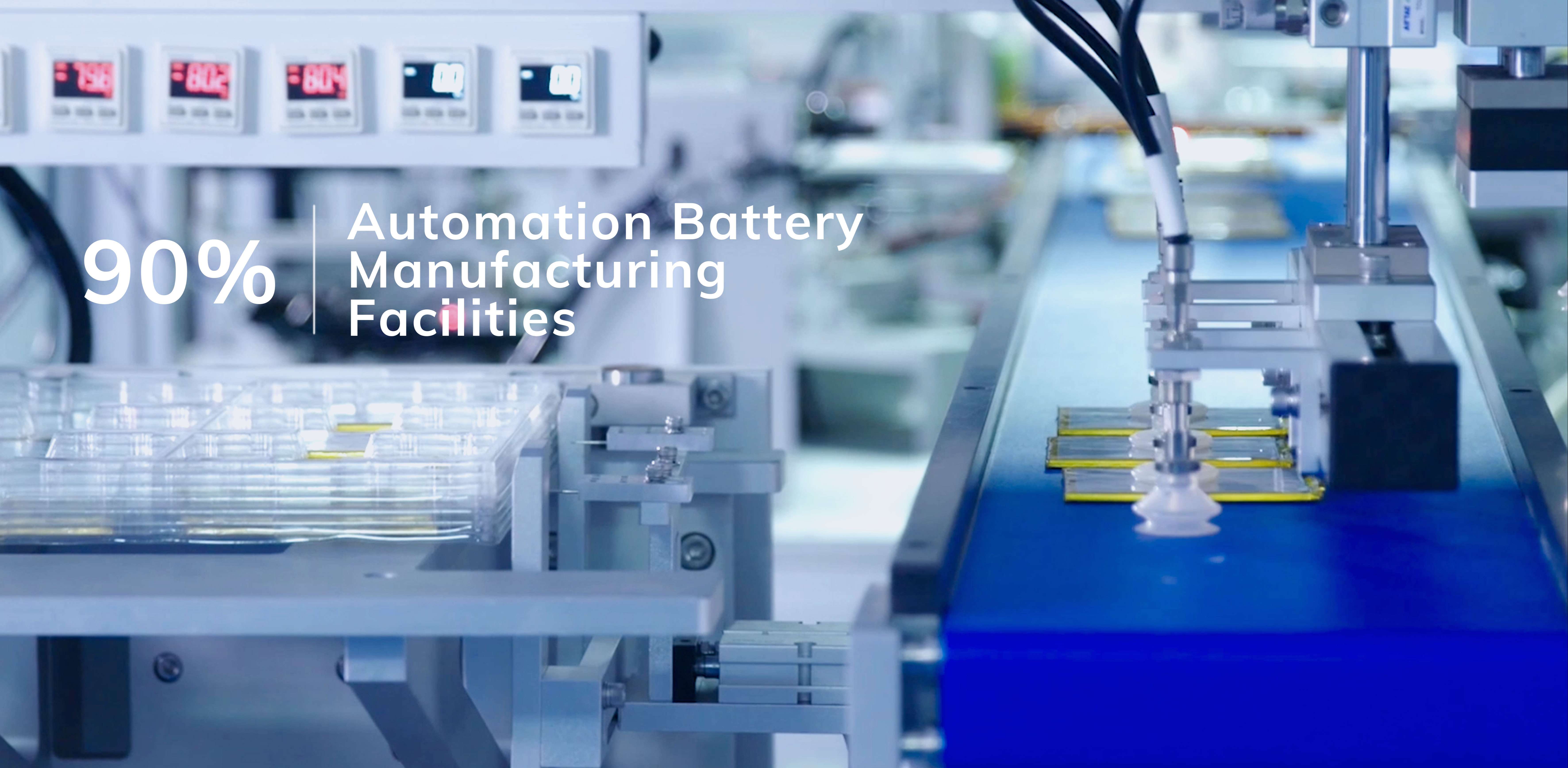 Lithium-ion battery manufacturer's workshop